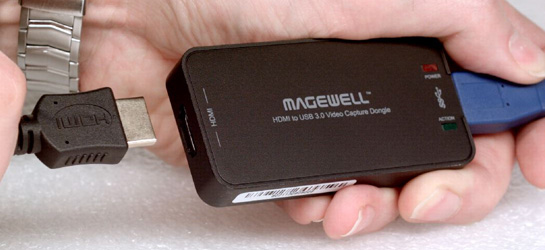Magewell XI100DUSB HDMI video capture dongle