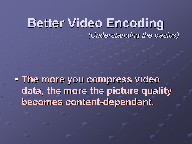 IOV VideoSkills - Discover the secrets of Better Video Encoding