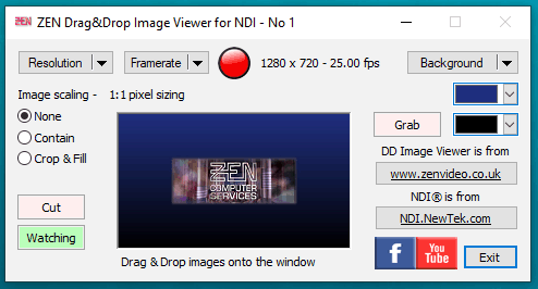 NDI Drag & Drop Image Viewer